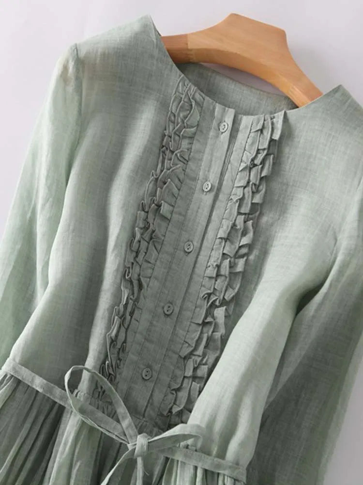 Vestido Cintura-Definida