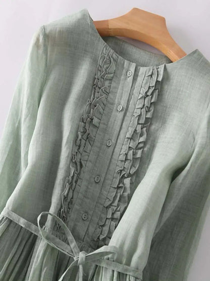 Vestido Cintura-Definida