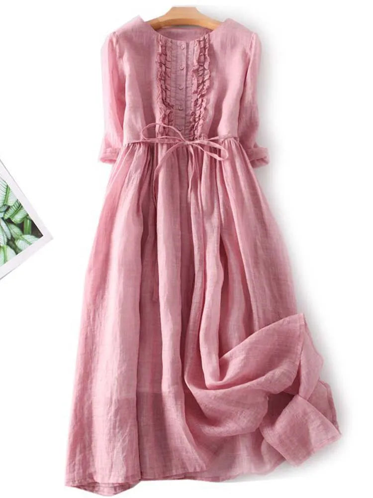 Vestido Cintura-Definida