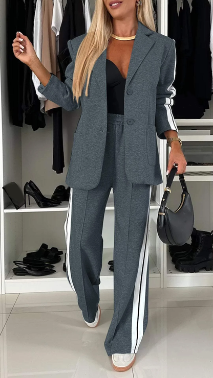 Elegance Cotton Long-Sleeve Suit