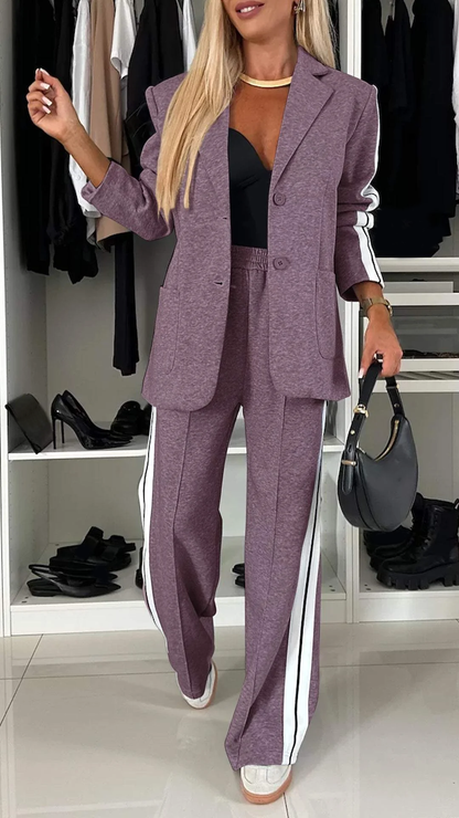 Elegance Cotton Long-Sleeve Suit