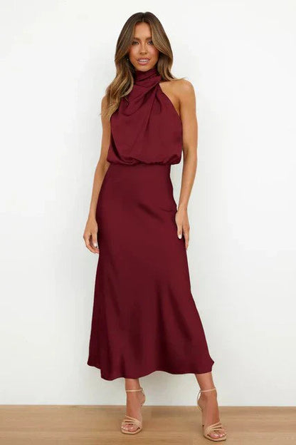 Vestido-Midi Elegante Femenino