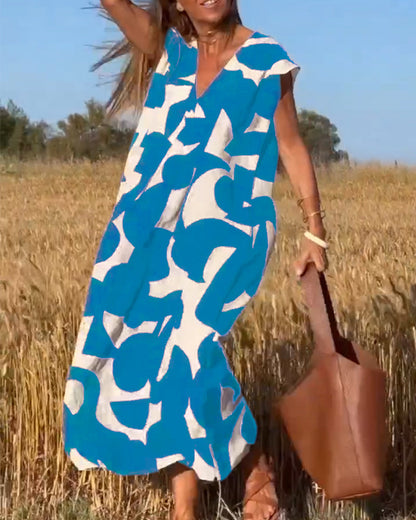 Elegancia-V Maxivestido