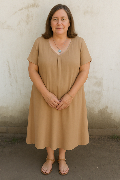 Vestido Naranja Alegre