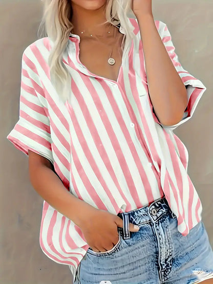 Blusa Rayas Suave-Transpirable