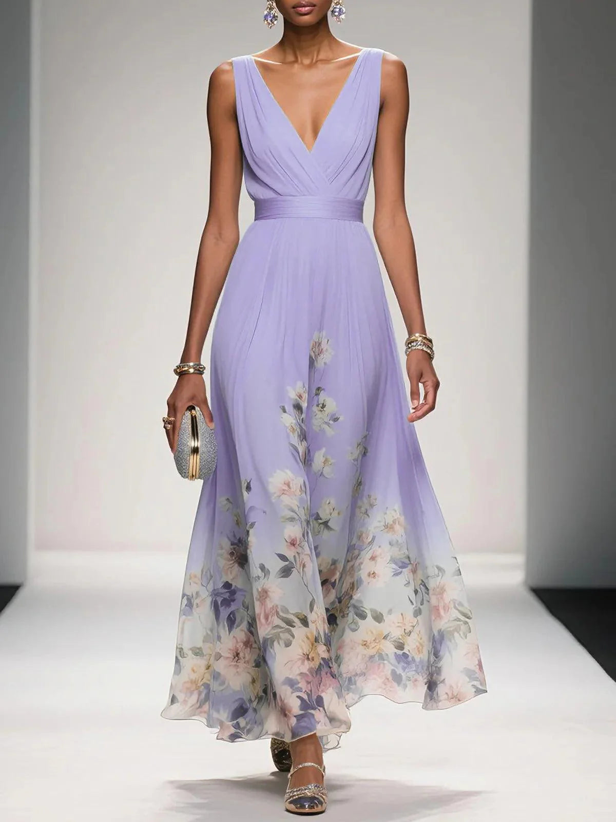 Vestido Floral Flowy Veraniego