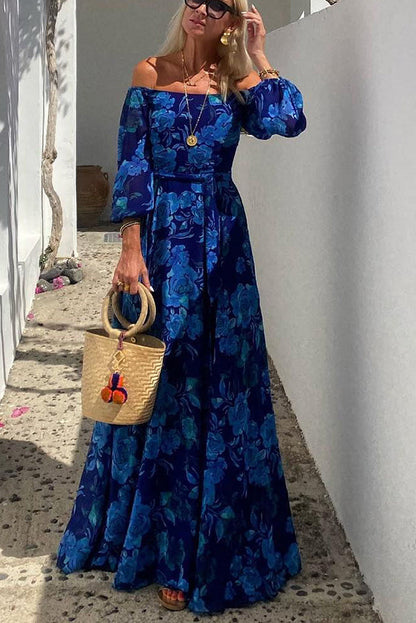 Vestido Maxi Floral Favorecedor