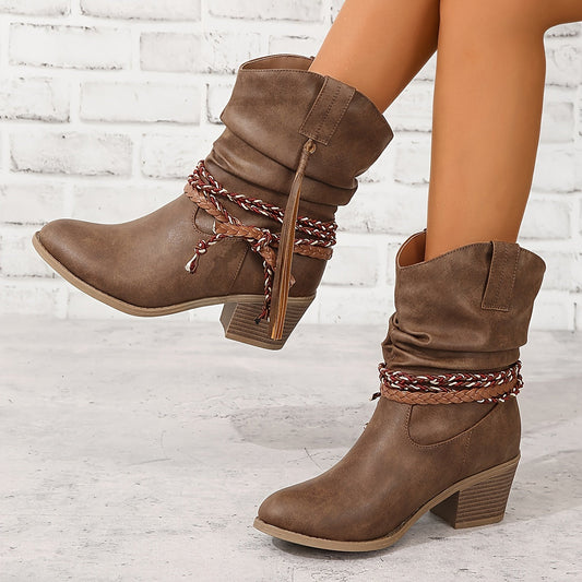 Botas Tacón Bloque Paso-Estable