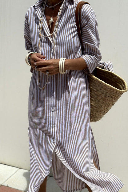 Vestido Playero Rayas Elina