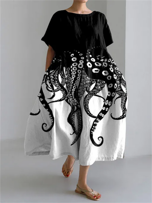Vestido Aireado de Encanto Floral