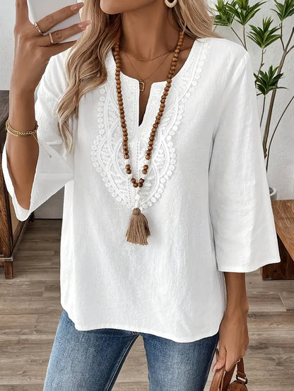 Blusa Floral Transpirable