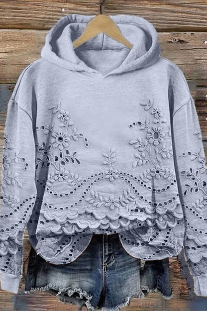 Sudadera Encaje-Chic