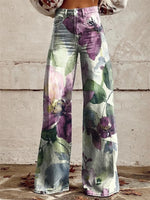Pantalones Amplios Florales