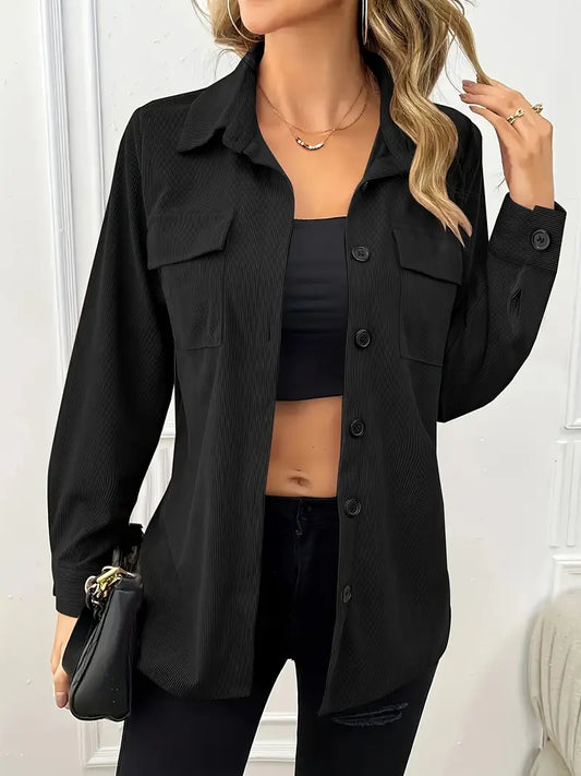 Chaqueta De Pana Favorecedora
