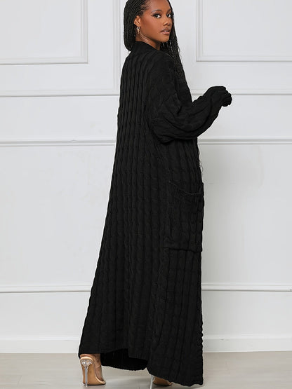 Cardigan Comprido de Punto