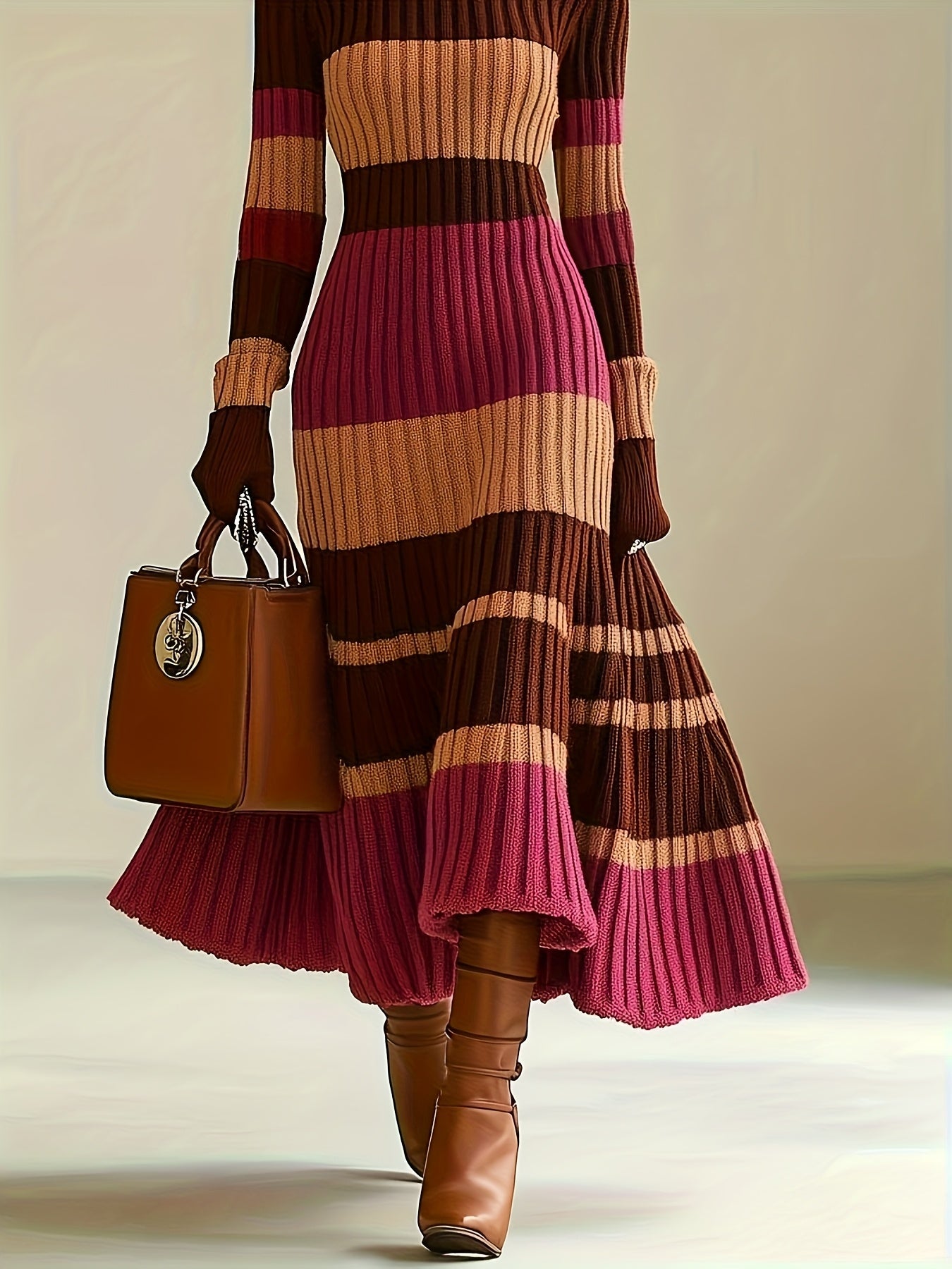 Vestido Midi Silueta-Esbelta