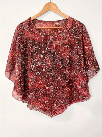 Jersey Floral Confort-Transpirable