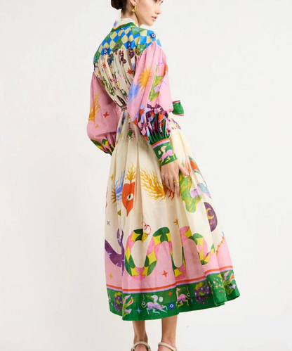 Elegancia Italiana Maxikleid