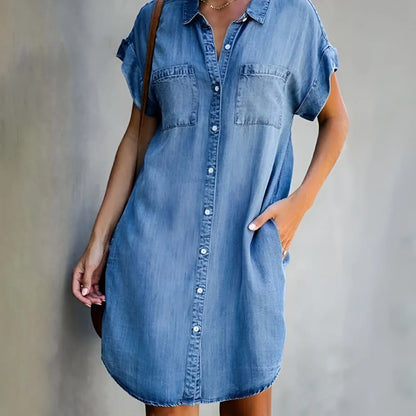 Soft-Durable Denim Dress