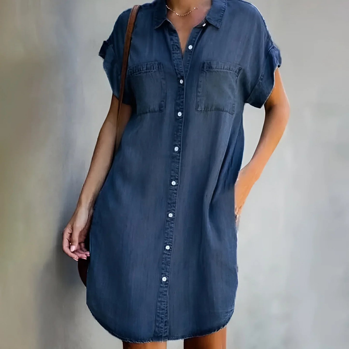 Soft-Durable Denim Dress