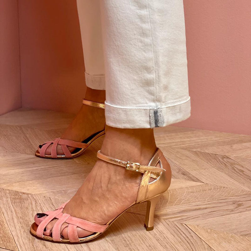 Sandalias Tacón-Aguja Anti-Fatiga
