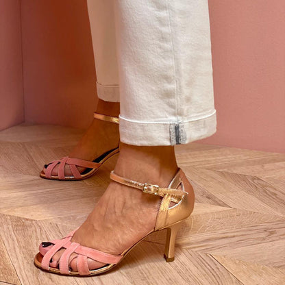 Sandalias Tacón-Aguja Anti-Fatiga
