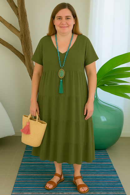 Vestido Cómodo y Elegante Maxi