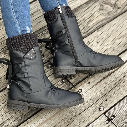 Botines Tacón Ancho Estables