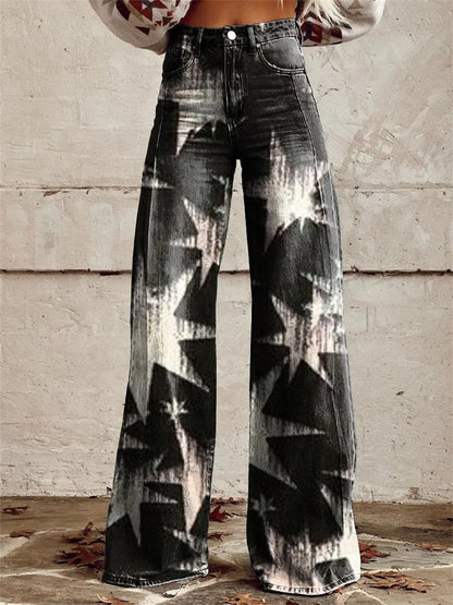 Pantalones Amplios Cintura Alta Confort