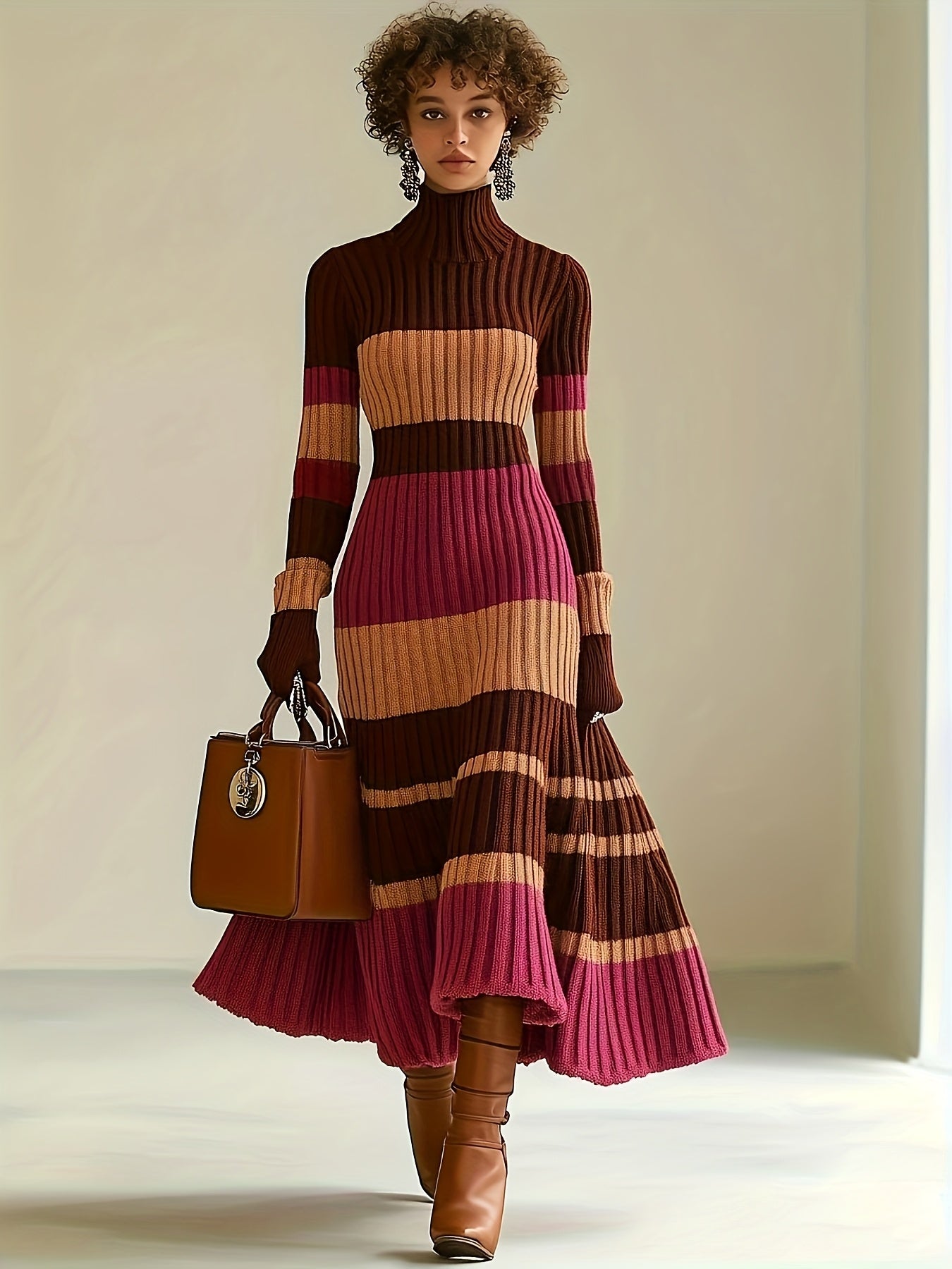 Vestido Midi Silueta-Esbelta