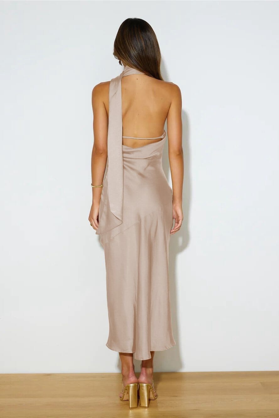 Vestido Midi Seda Lujo