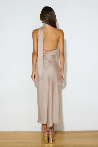 Vestido Midi Seda Lujo