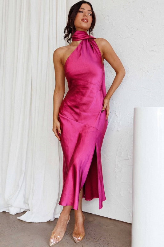Vestido Midi Seda Lujo