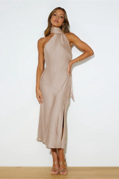 Vestido Midi Seda Lujo