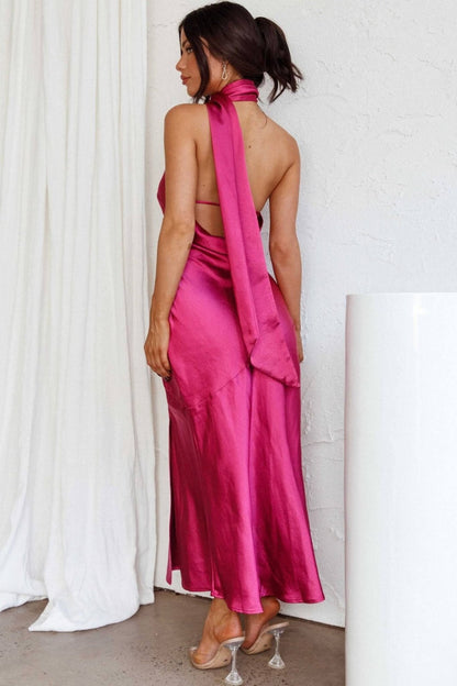 Vestido Midi Seda Lujo