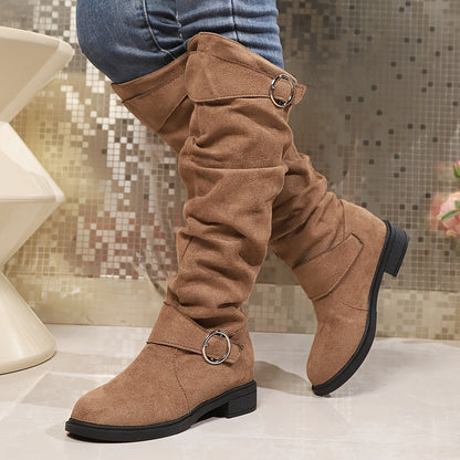 Tacones Plataforma Paso-Estable Rojos