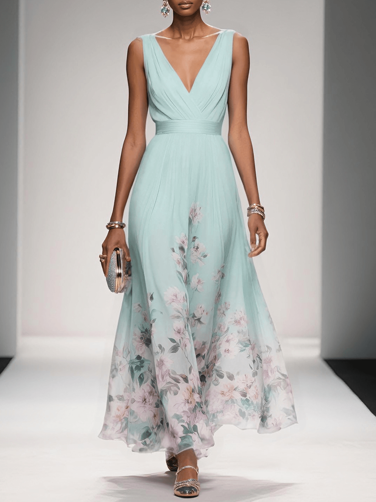 Vestido Floral Flowy Veraniego