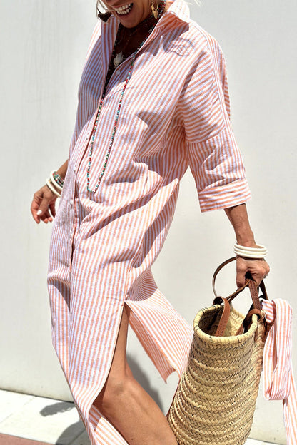 Vestido Playero Rayas Elina