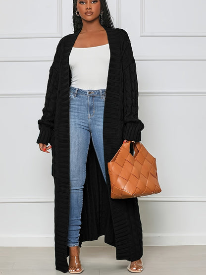 Cardigan Comprido de Punto