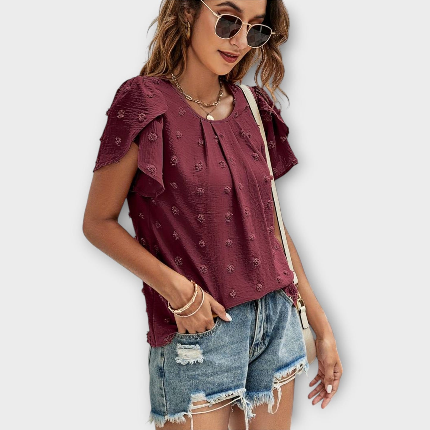 Blusa Elegante Pétalo