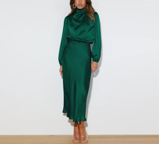 Vestido Seda Elegante-Confort