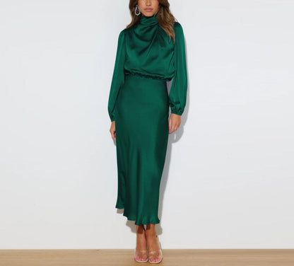 Vestido Seda Elegante-Confort