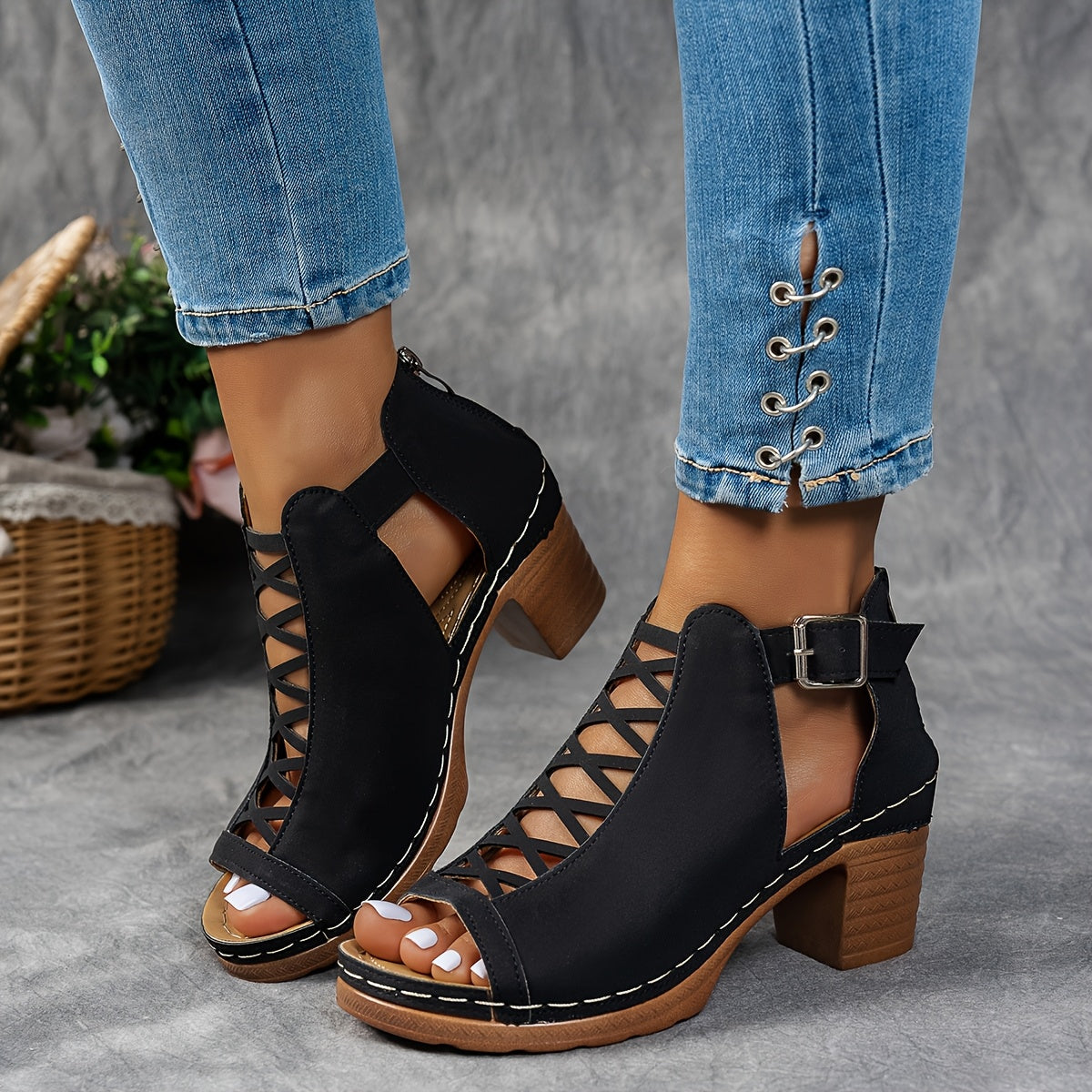 Sandalias Rejilla-Aire
