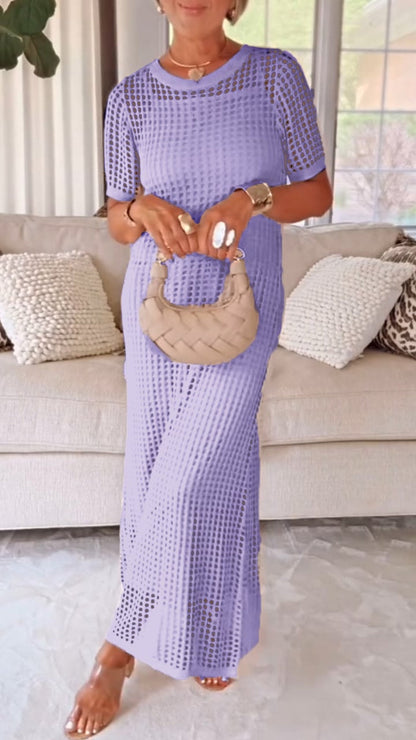 Vestido-Doble Chic Transpirable