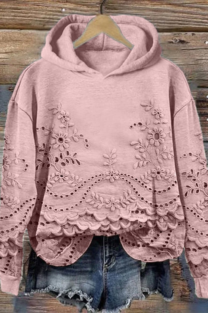Sudadera Encaje-Chic