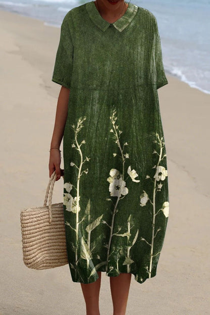 Vestido Elegancia Floral Radiante