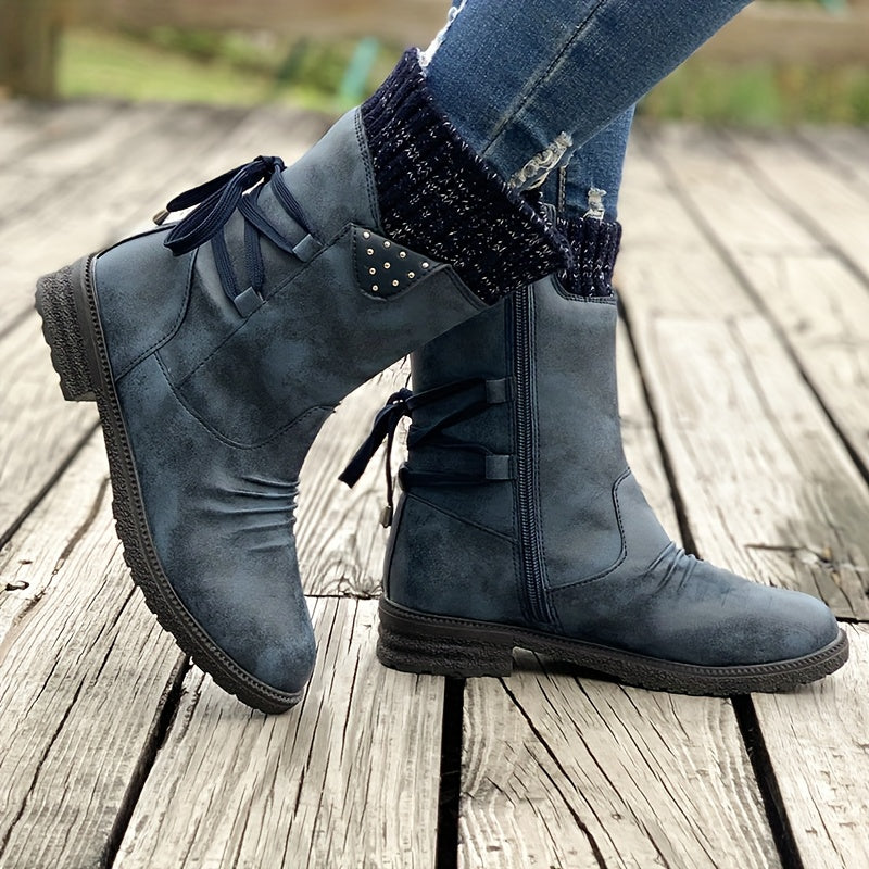 Botines Tacón Ancho Estables