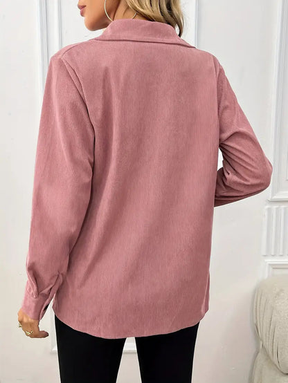 Chaqueta De Pana Favorecedora