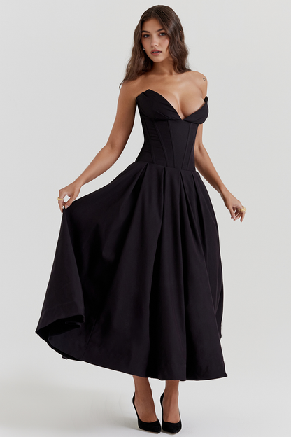 Elegant Tulle Midi Dress