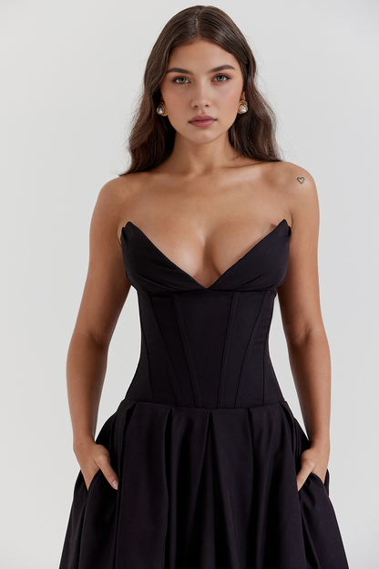 Elegant Tulle Midi Dress